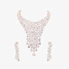 Crystal Constellation Bib Necklace & Earring Set