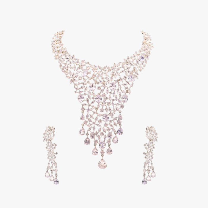 Crystal Constellation Bib Necklace & Earring Set Crystal Constellation Bib Necklace & Earring Set